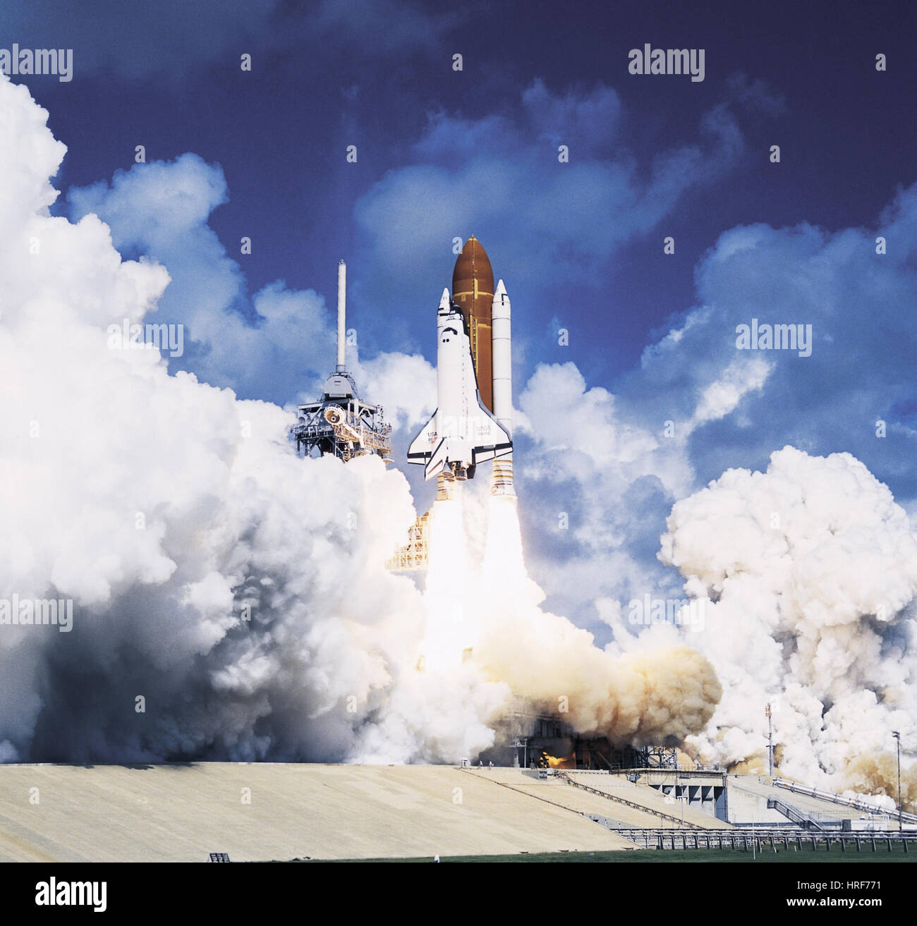 Space shuttle Atlantis Stock Photo