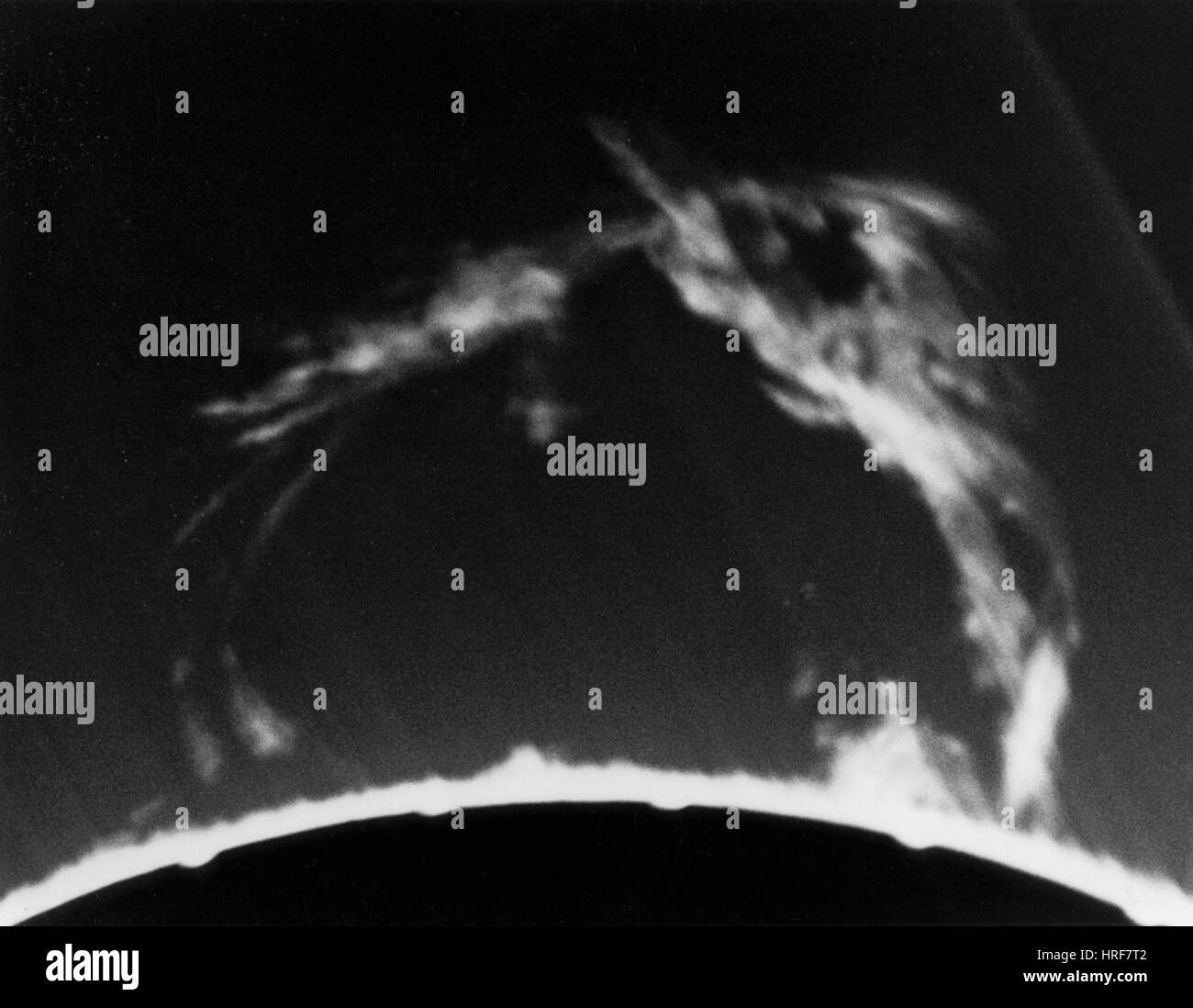 Solar Prominence Stock Photo