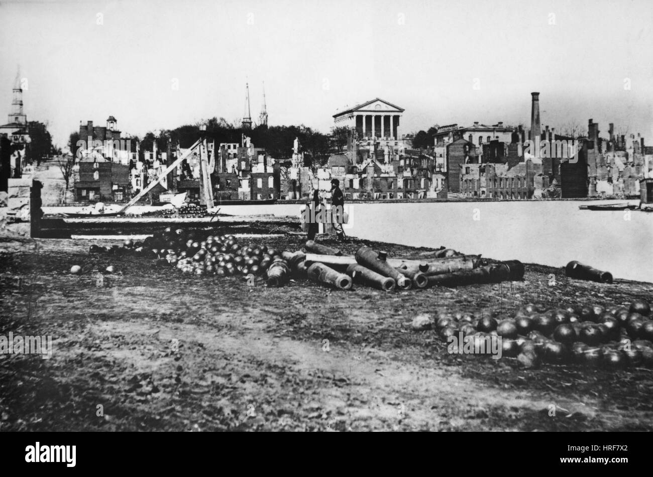 Ruins of Richmond Stock Photo