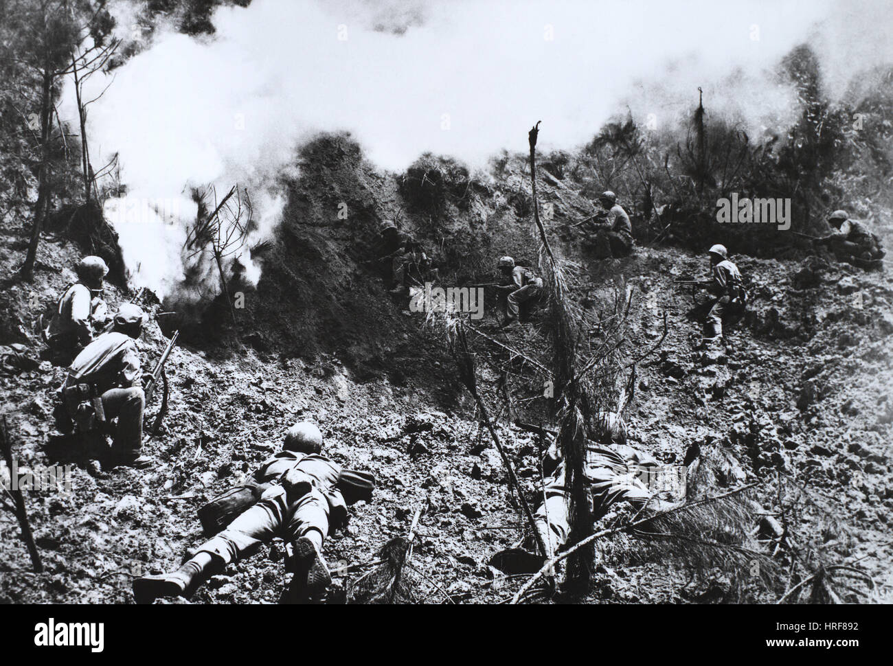 U.S. Marines in Okinawa Stock Photo