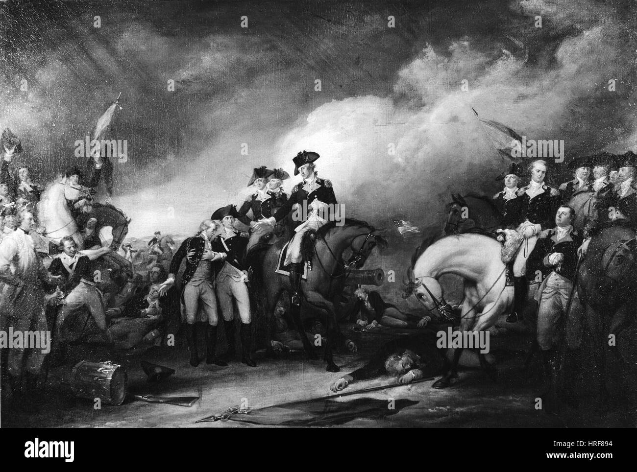 Capture of the Hessians at Trenton Stock Photo