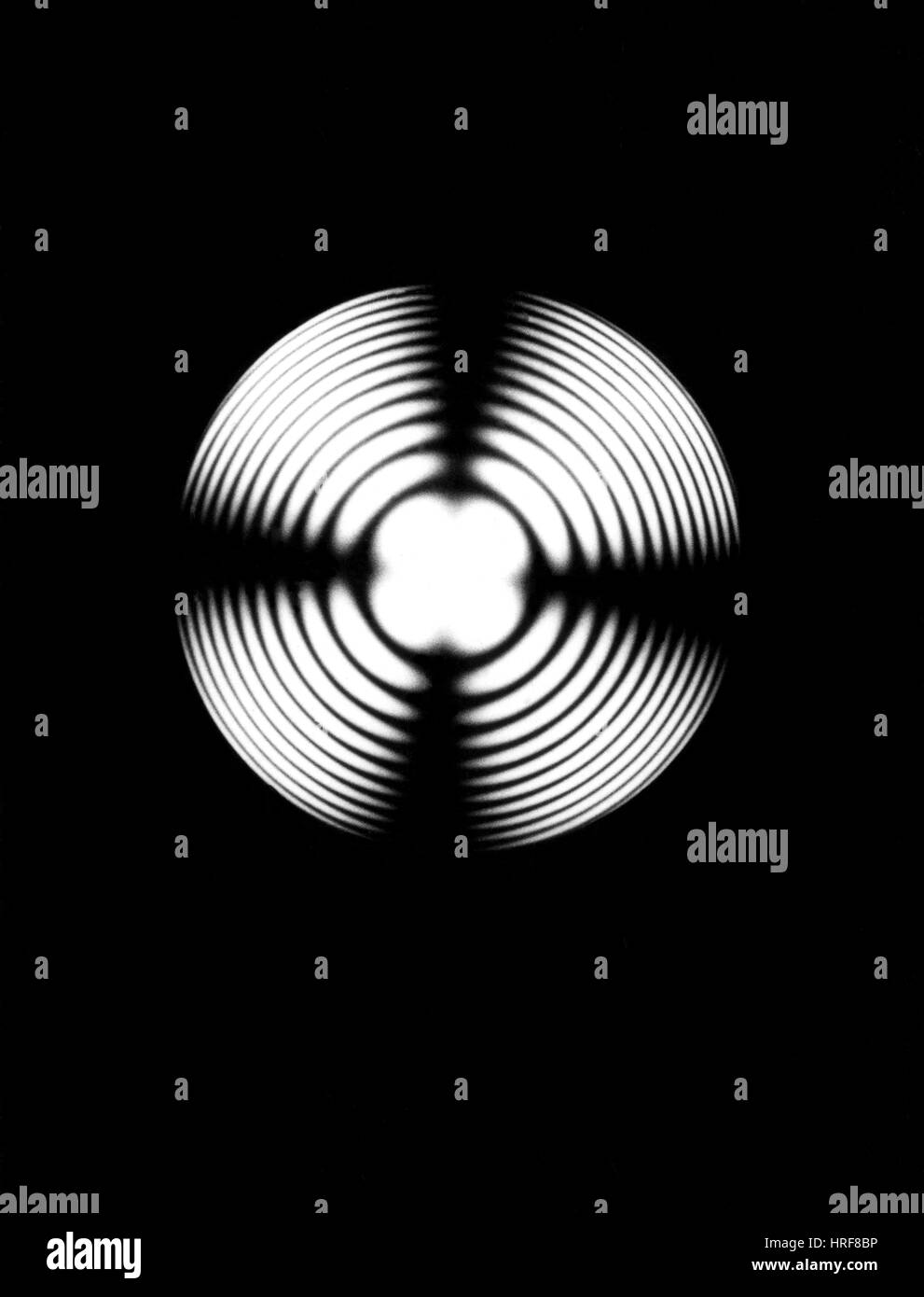 Interference Patterns Black and White Stock Photos & Images - Alamy