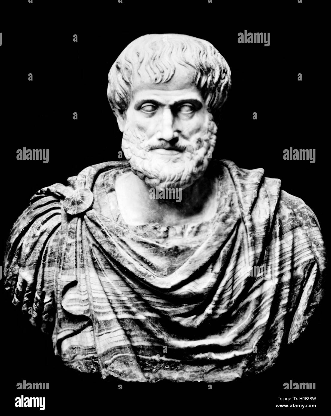 Aristotle, Ancient Greek Philosopher and Polymath Stock Photo