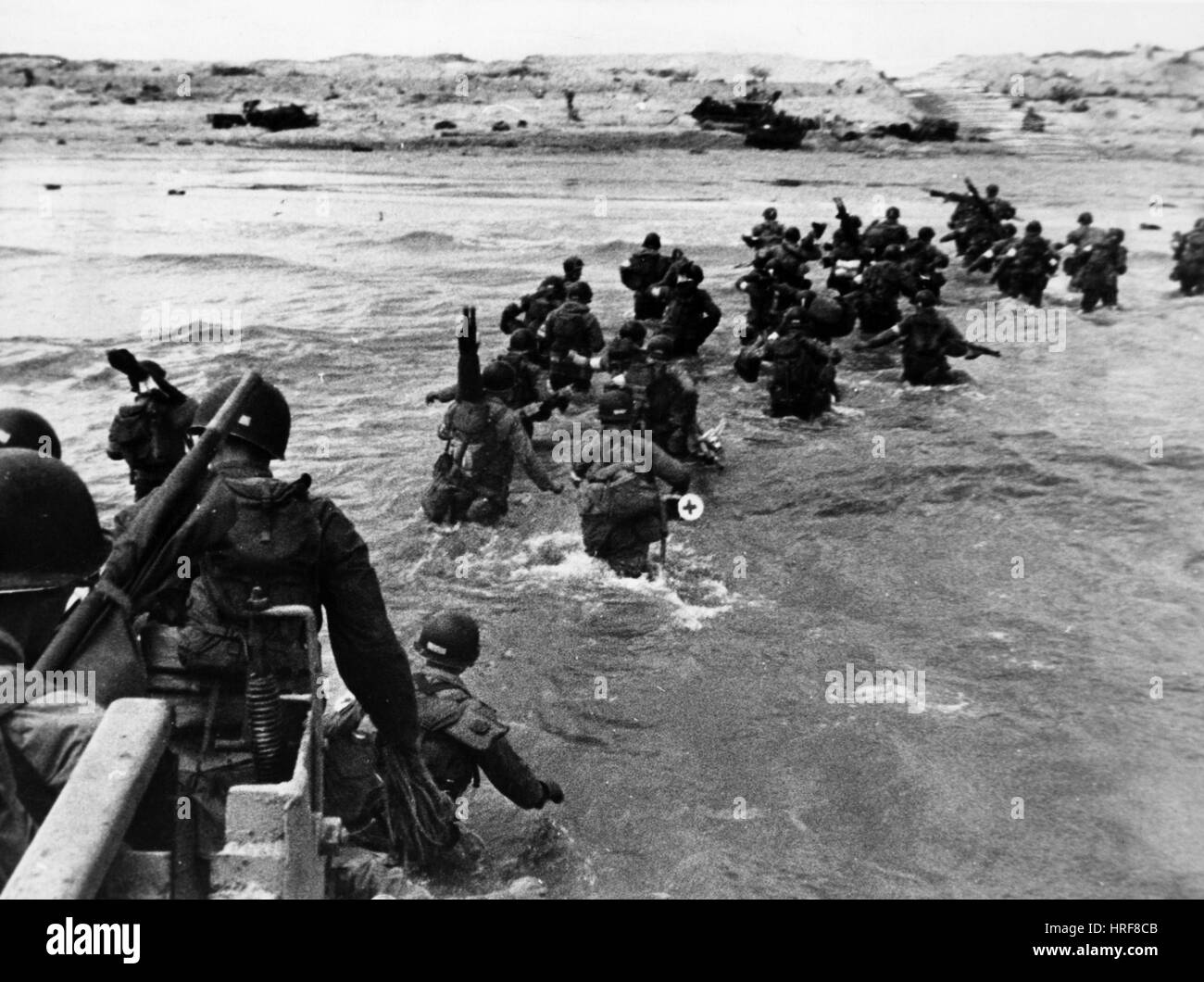 Normandy Landing Stock Photo