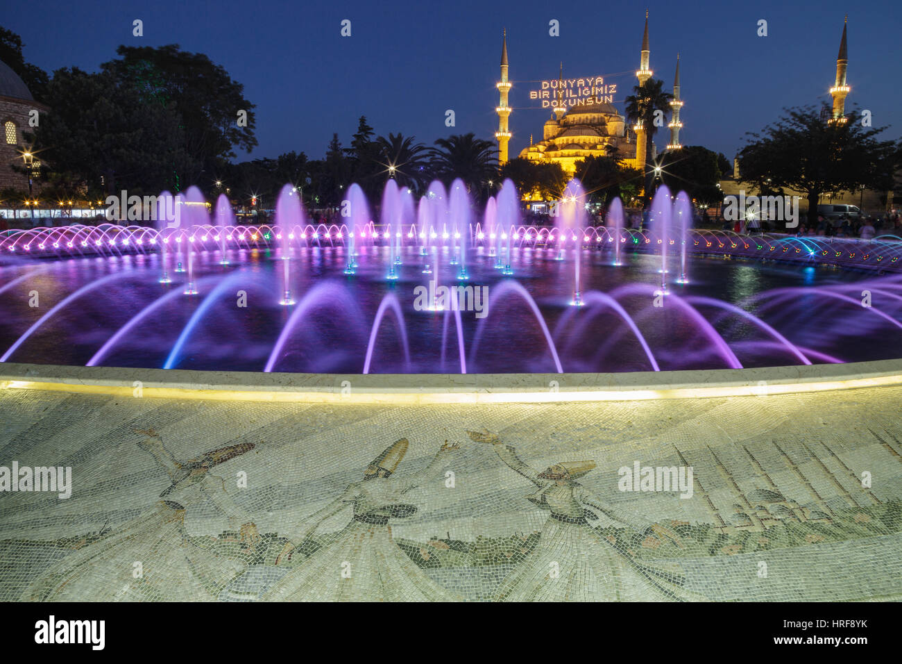 Sultanahmet square at night hi-res stock photography and images - Alamy