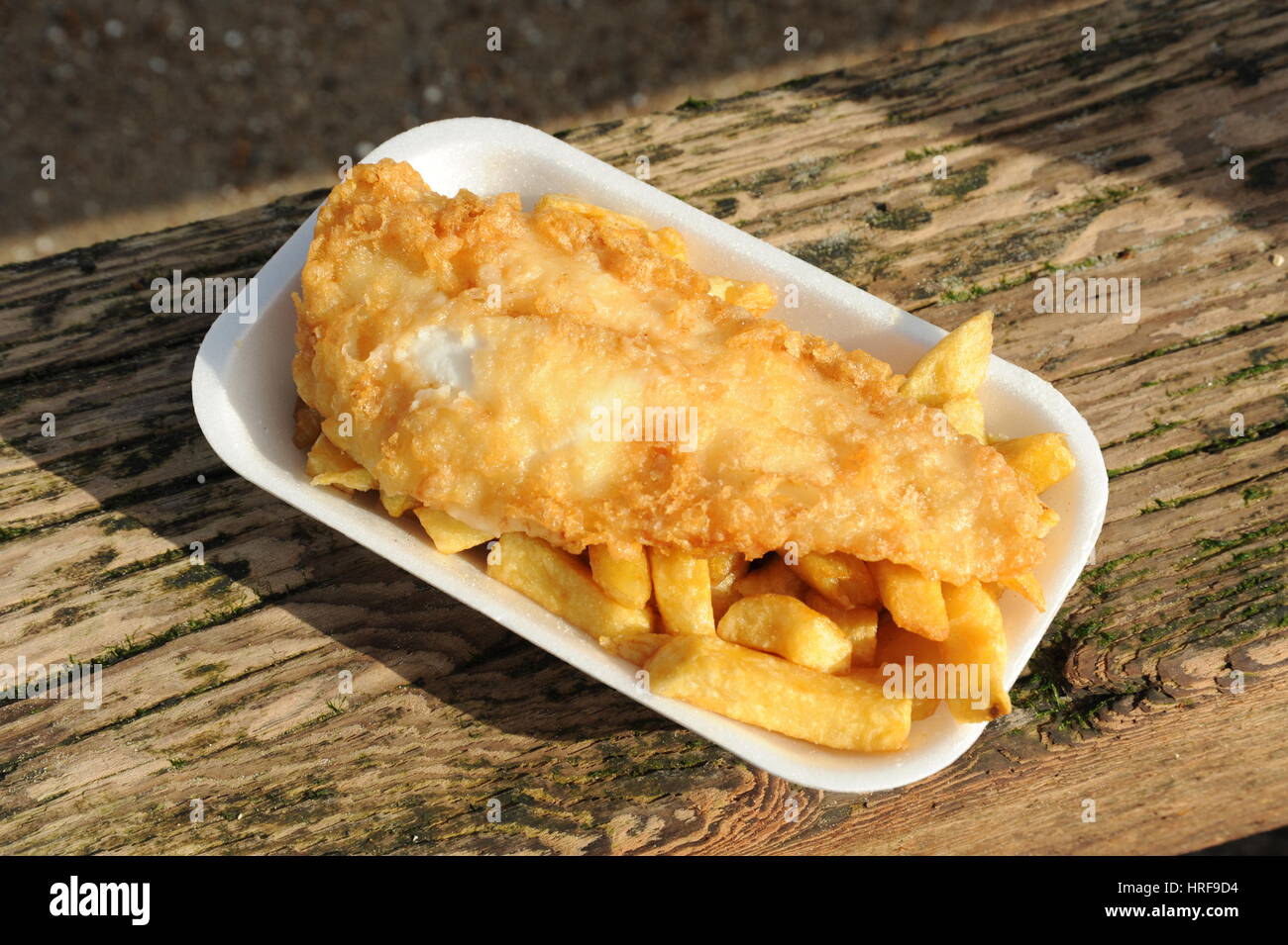 Fish and Chips Stock Photo