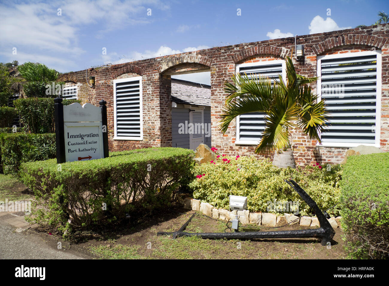 Nelson's Dockyard Antigua West Indies Caribbean Stock Photo