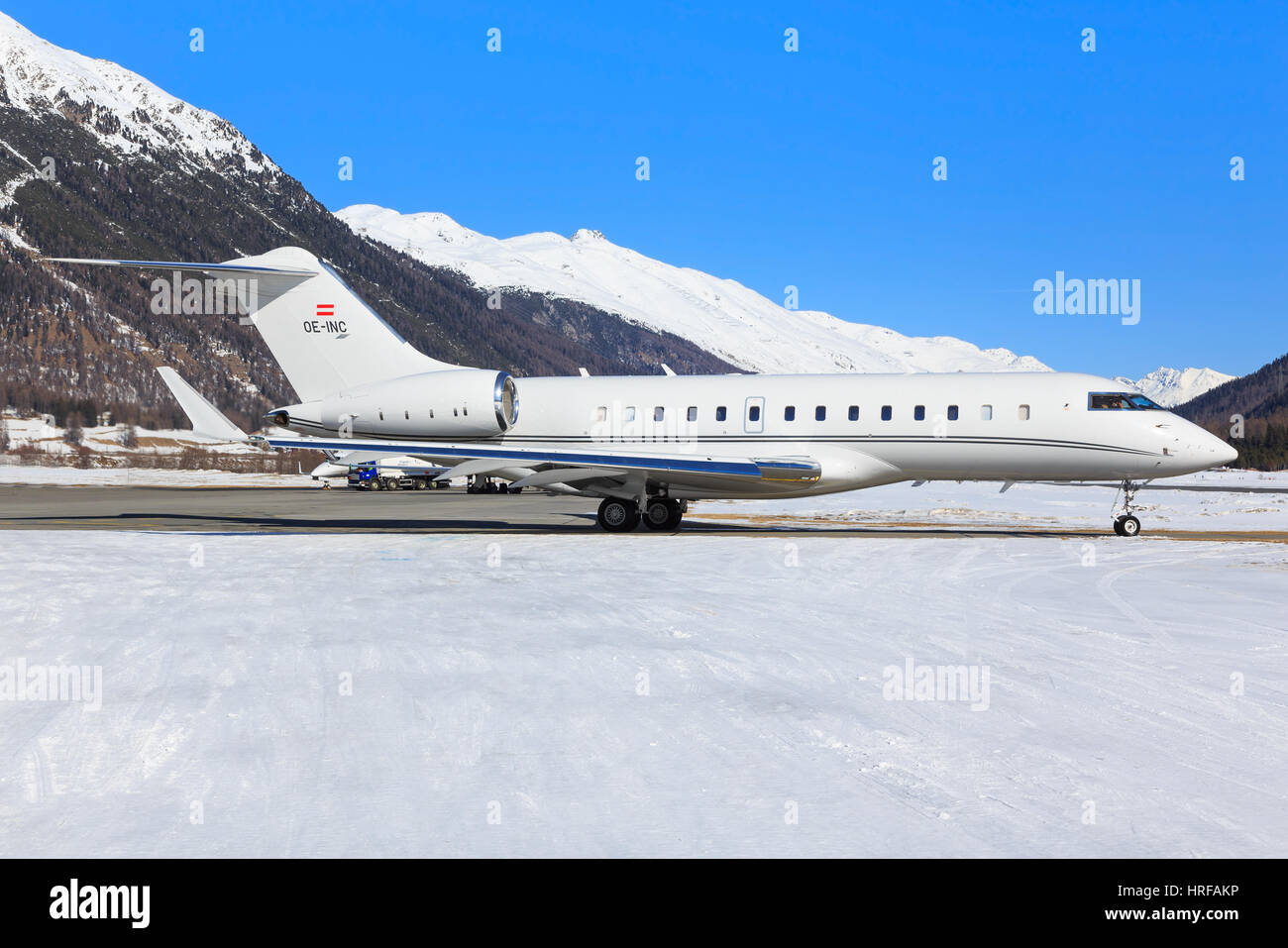 Bombardier Global 5000 Stock Photo