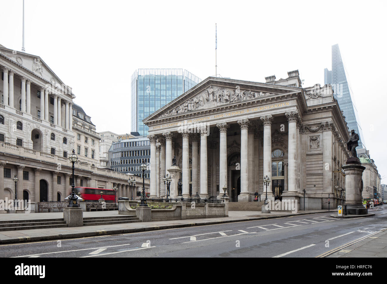 The Royal Exchange London Stock Photo