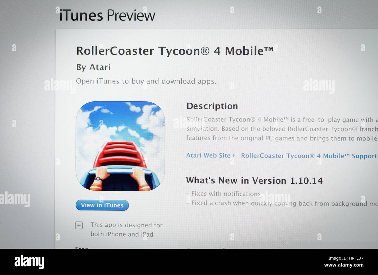 RollerCoaster Tycoon 3 comes to App Store without IAPs