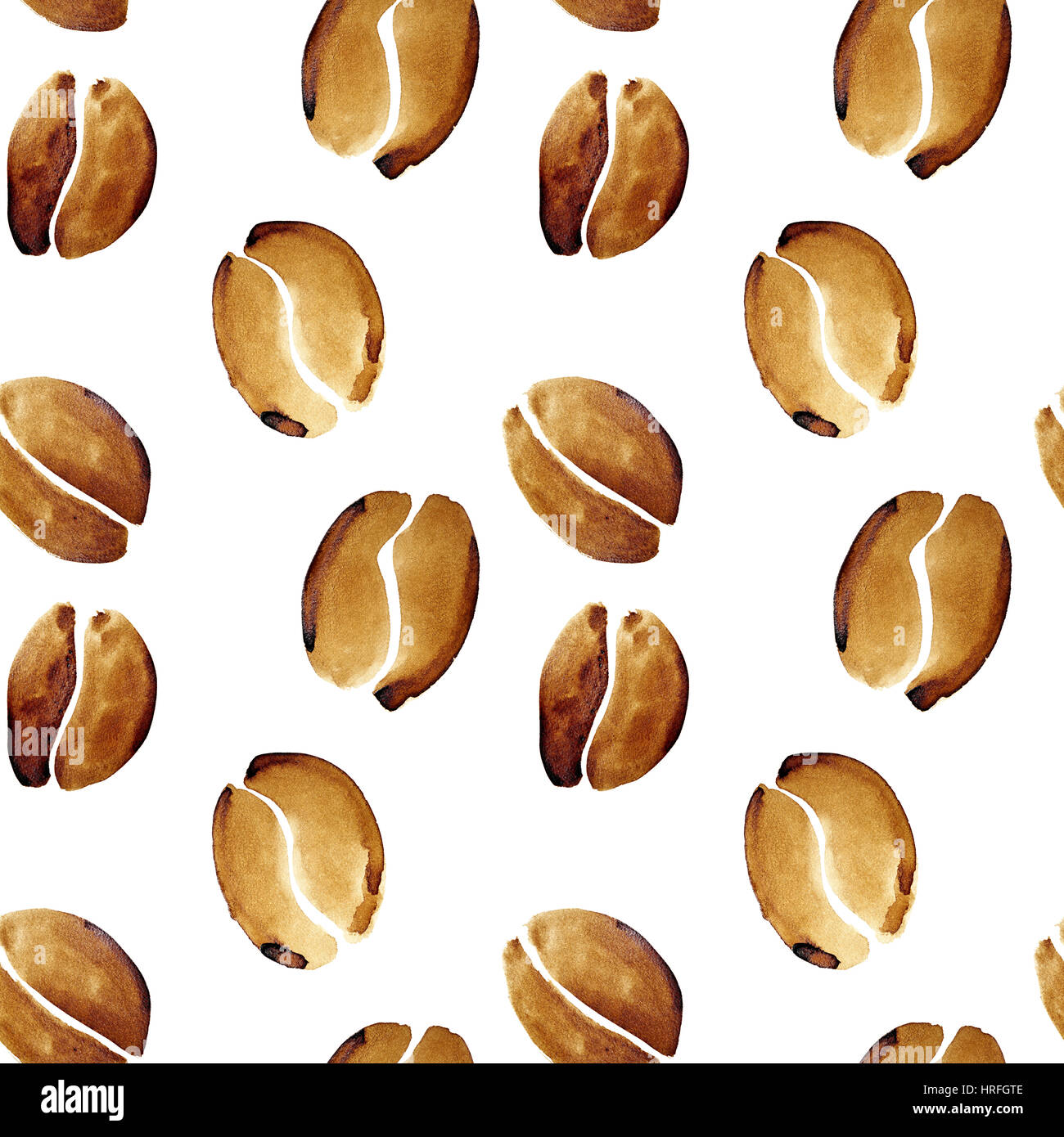 Coffee beans in real coffee - seamless background Stock Photo - Alamy