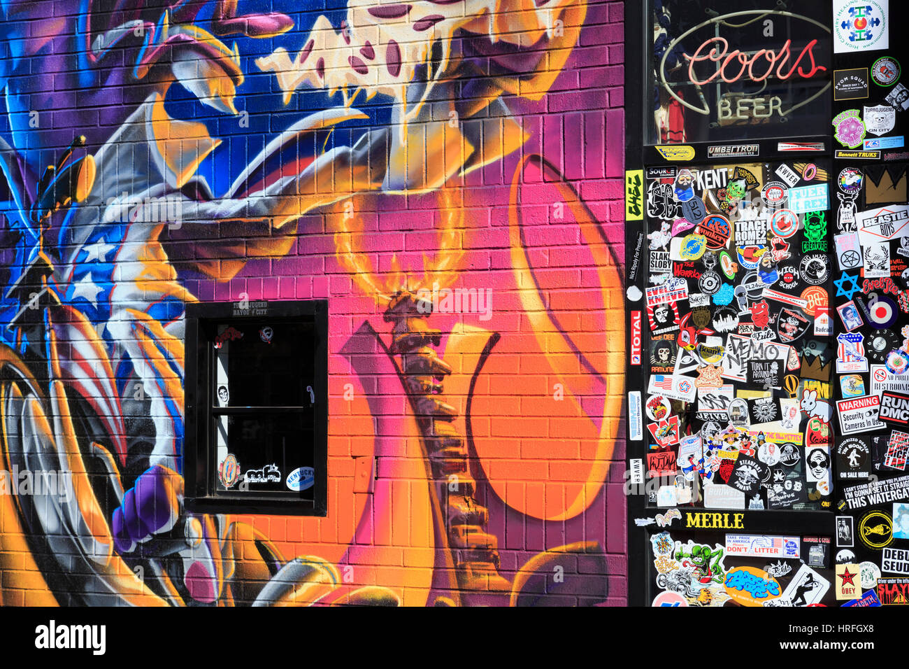 Ever Pie Bar, East Fremont District, Las Vegas, Nevada, USA Stock Photo