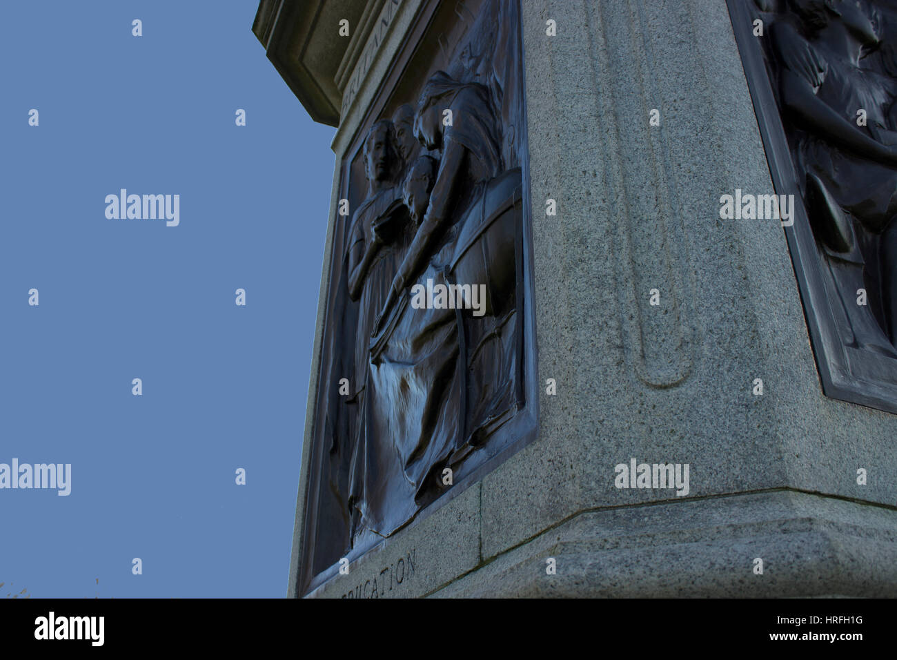 Detail of Statue of Queen Victoria in Carlisle, UK Stock Photo Alamy