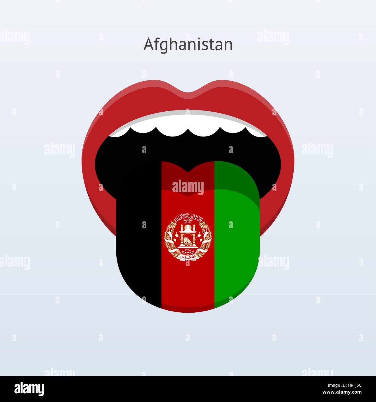Afghanistan language. Abstract human tongue. Vector illustration Stock Vector Image & Art Alamy