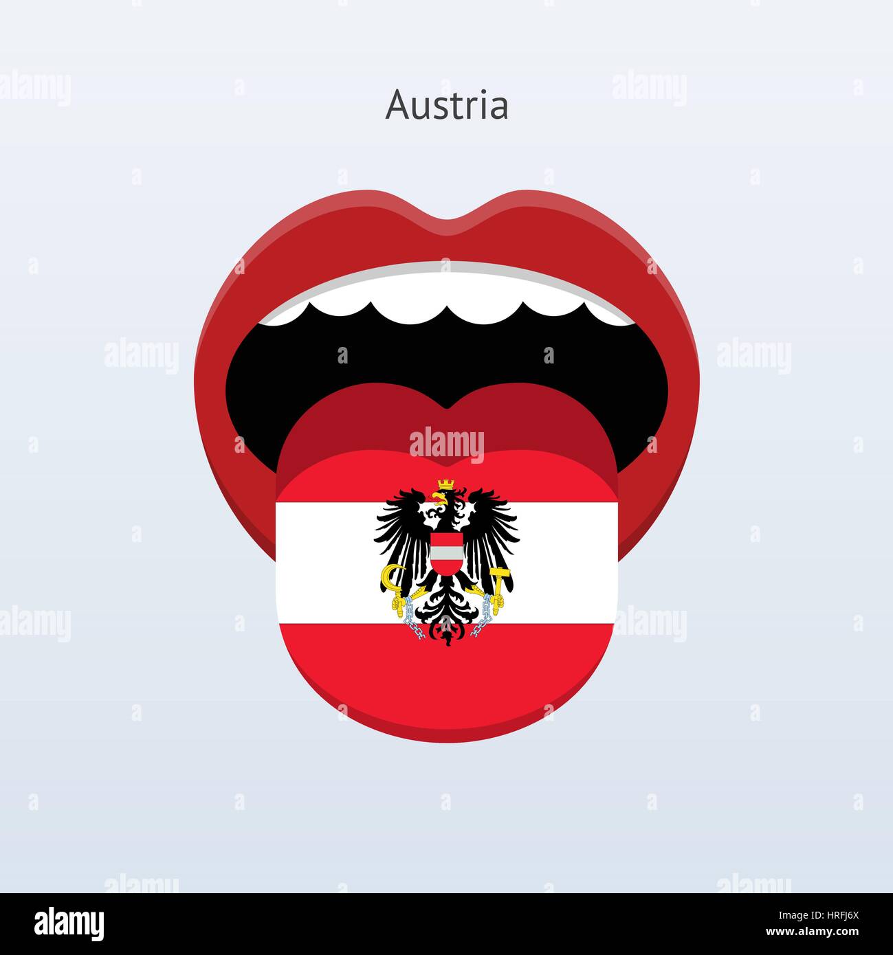 Austria language. Abstract human tongue. Vector illustration Stock Vector Image & Art Alamy