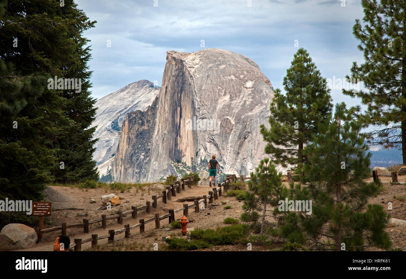 Half dome. Yosemite National Park, Usa Stock Photo