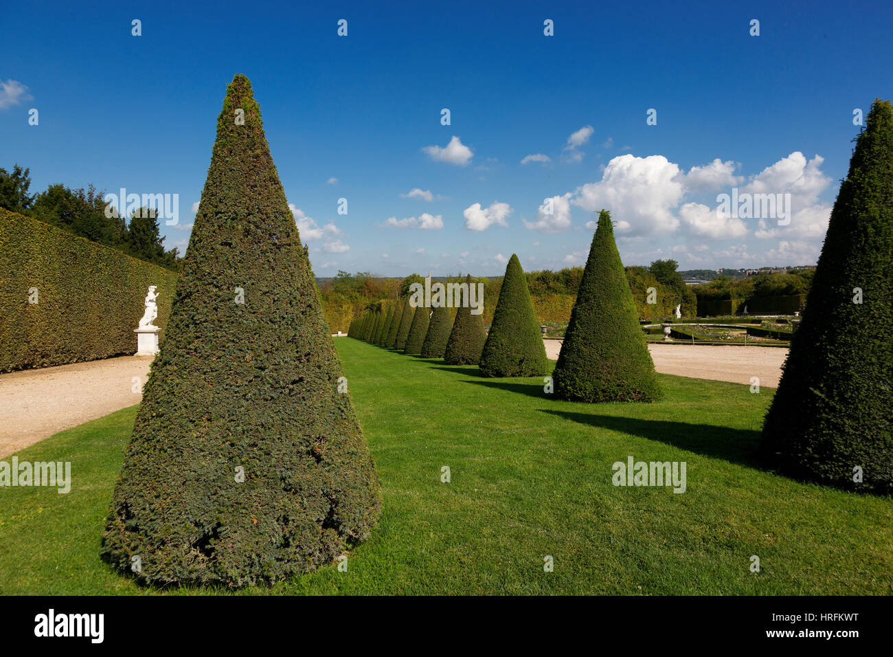 Gardens of the Palace of Versailles, France Stock Photo