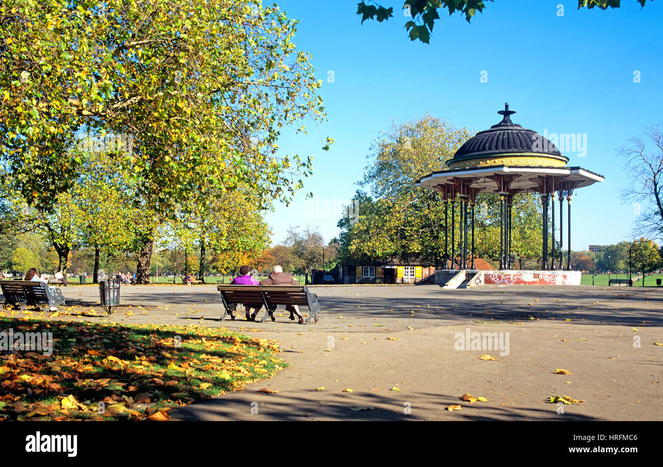 Victorian Bandstand Clapham Common London UK Stock Photo - Alamy
