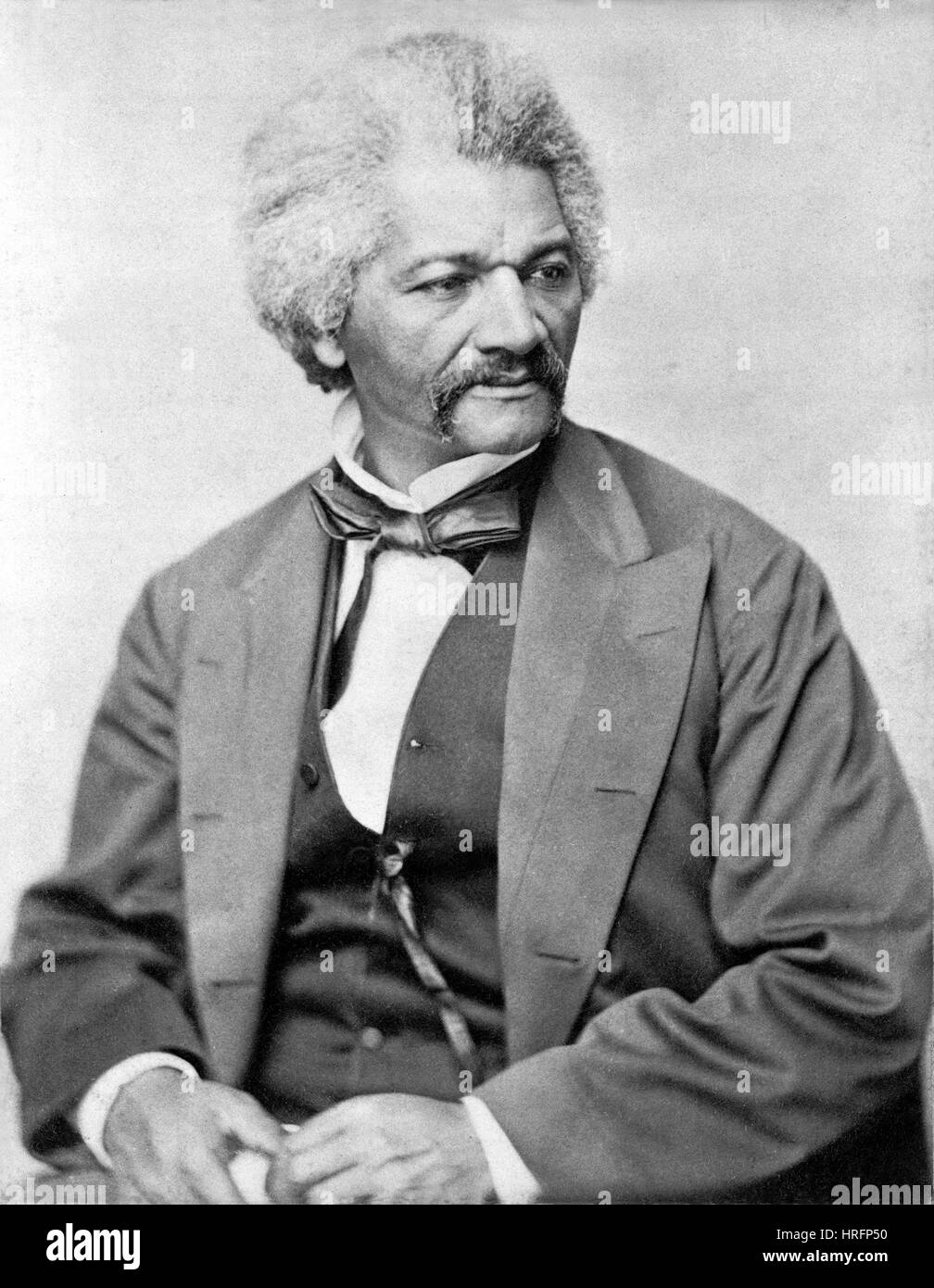 FREDERICK DOUGLASS (1818-1895) Afro-American politician and abolitionist about 1880 Stock Photo