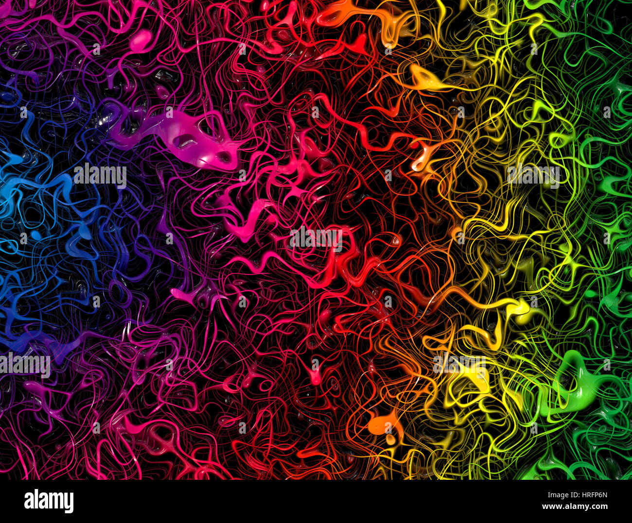 Abstract splash splatter multi color background Stock Photo