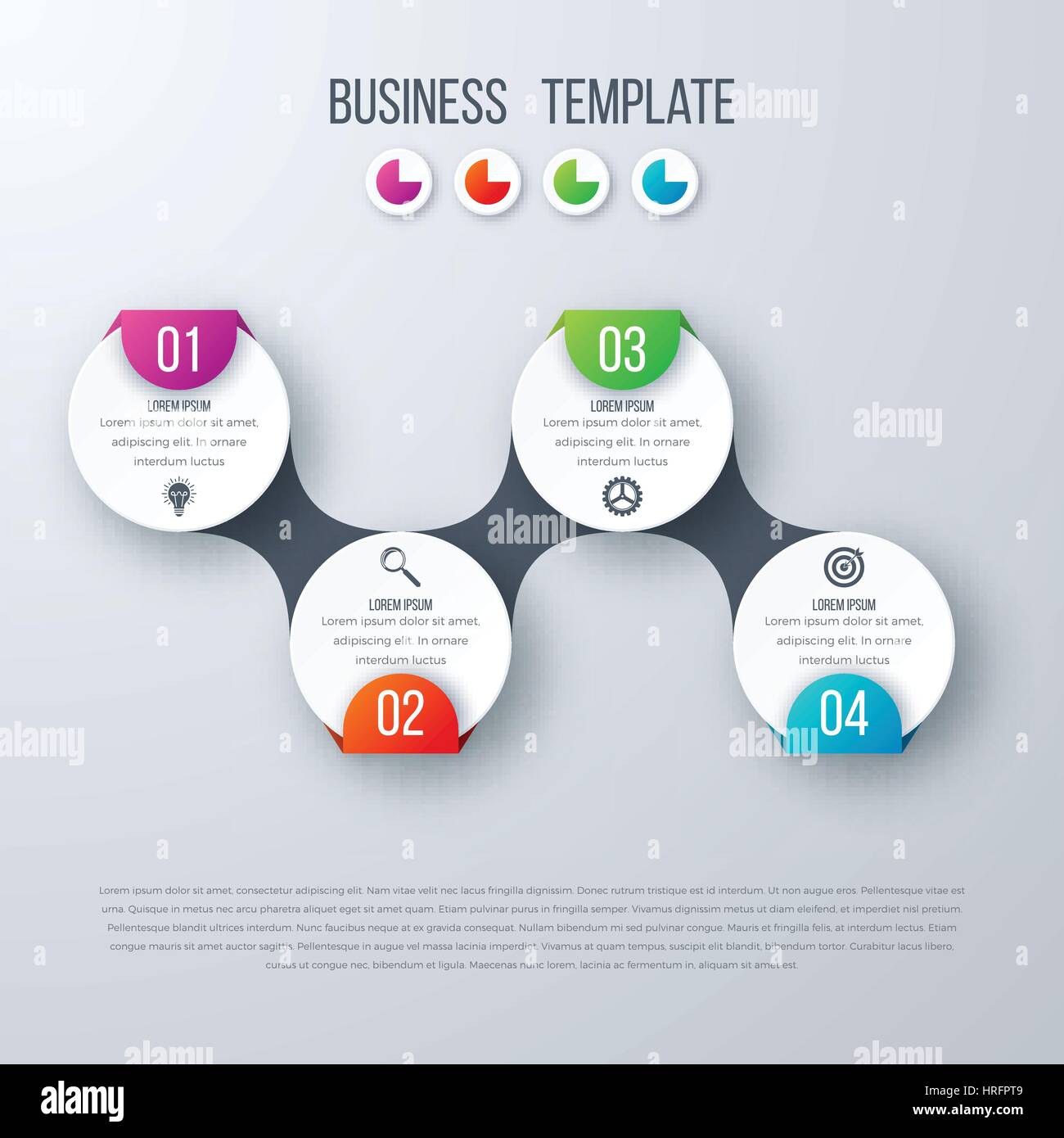 vector infographic timeline template with vertical... Infographics timeline template with circles Stock Vector Image & Art ...
