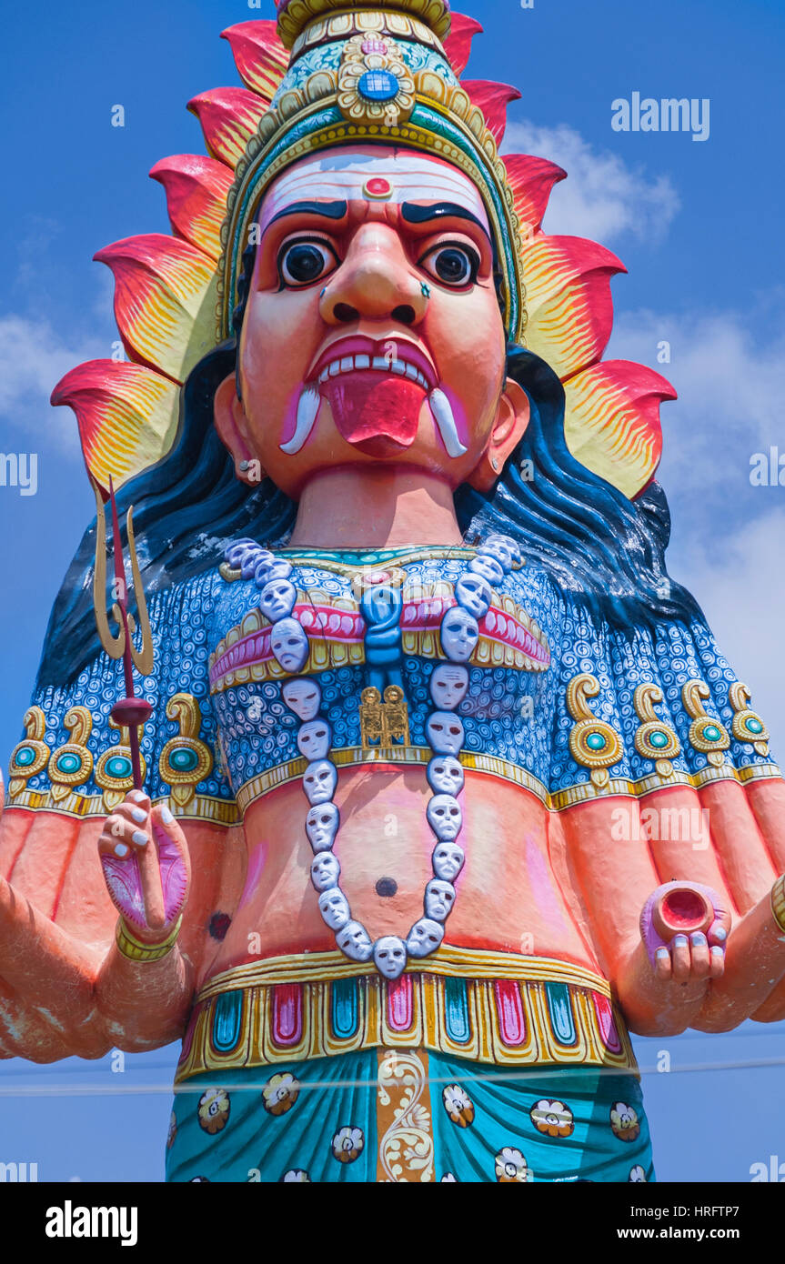 Kaliamman statue Chidambaram Tamil Nadu India Stock Photo