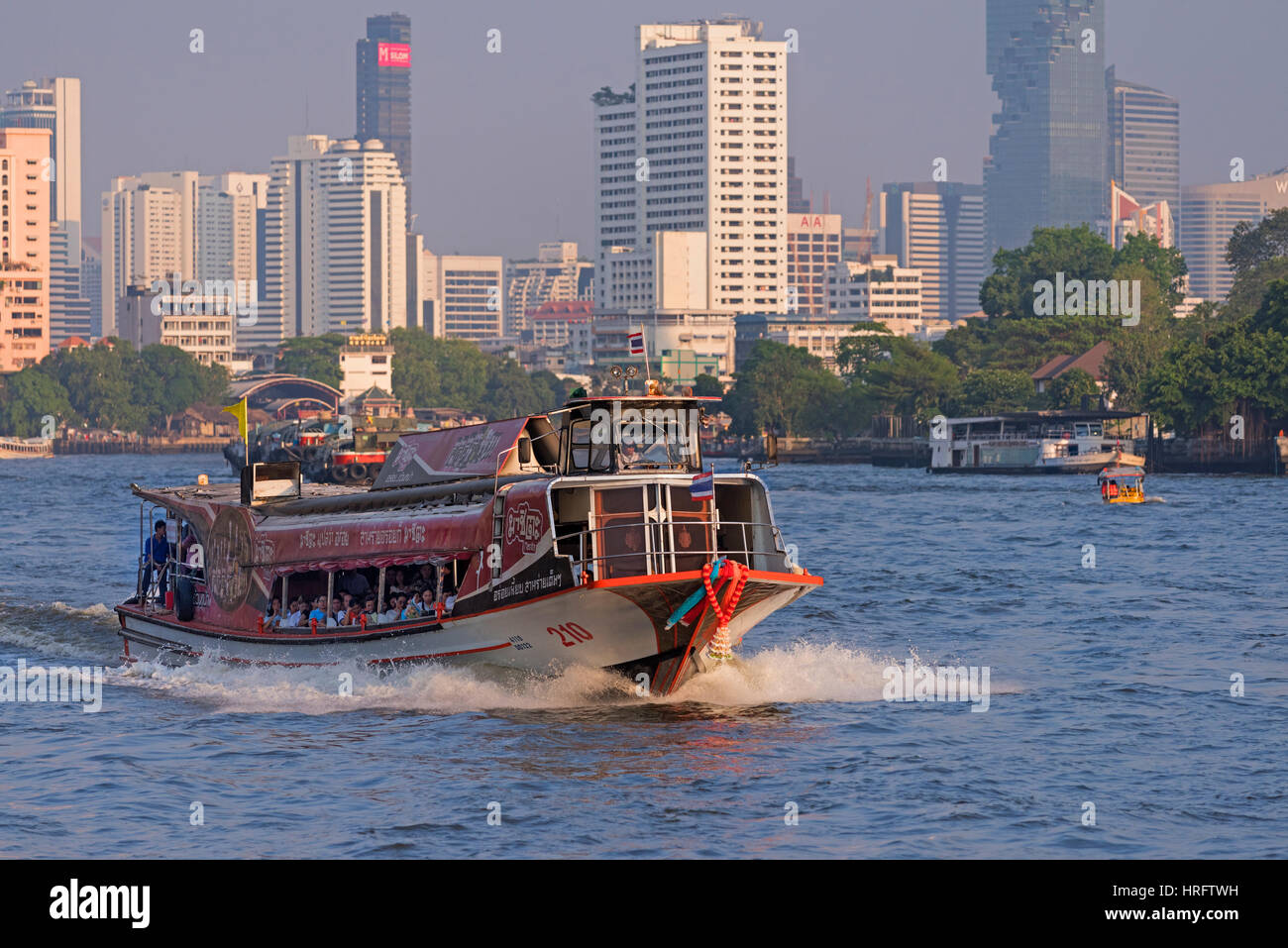 Express Ferry Chao Phraya River Bangkok Thailand Stock Photo