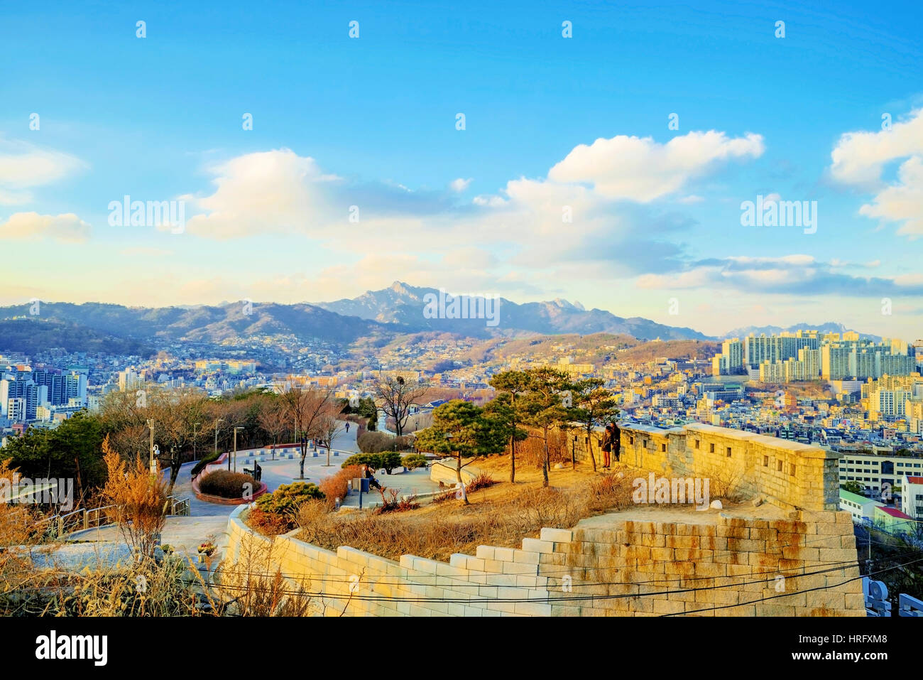 View Of Naksan Park In Seoul Stock Photo 134959896 Alamy