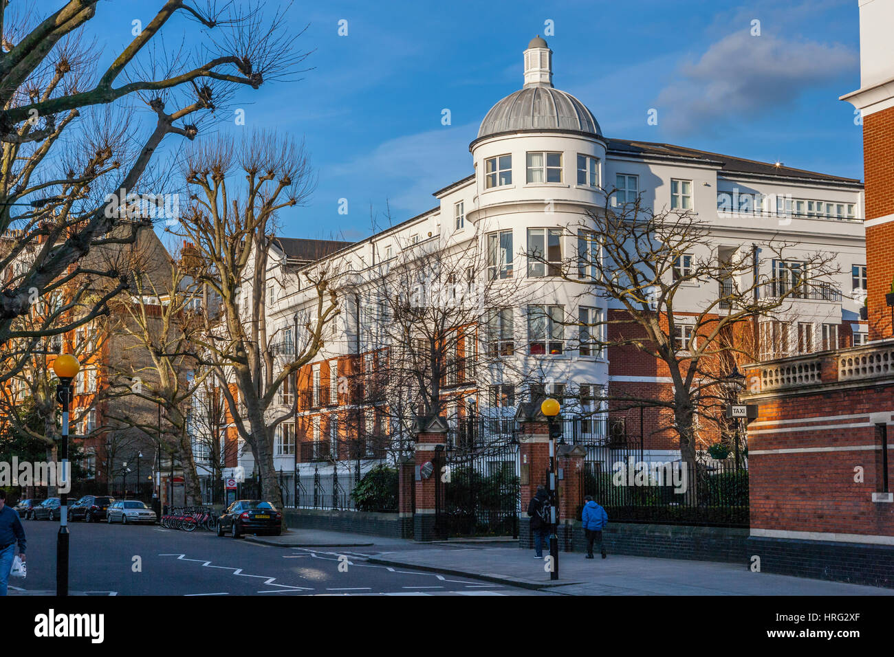 Kensington Green, Marloes Road, Kensington, London Stock Photo