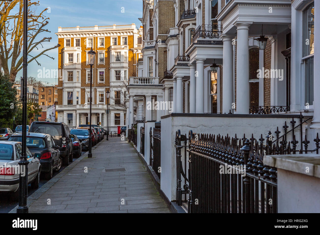 Lexham Gardens, Kensington, London Stock Photo Alamy