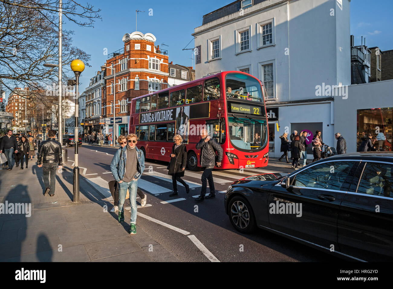 Kings Road, Chelsea, London Stock Photo Alamy