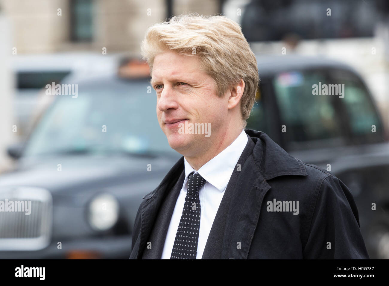 Westminster, London, March 1st 2017. Universities and Science Minister Jo Johnson, brother of Foreign Secretary Boris Johnson spotted outside Parliament, in Westminster. Credit: Paul Davey/Alamy Live News Stock Photo