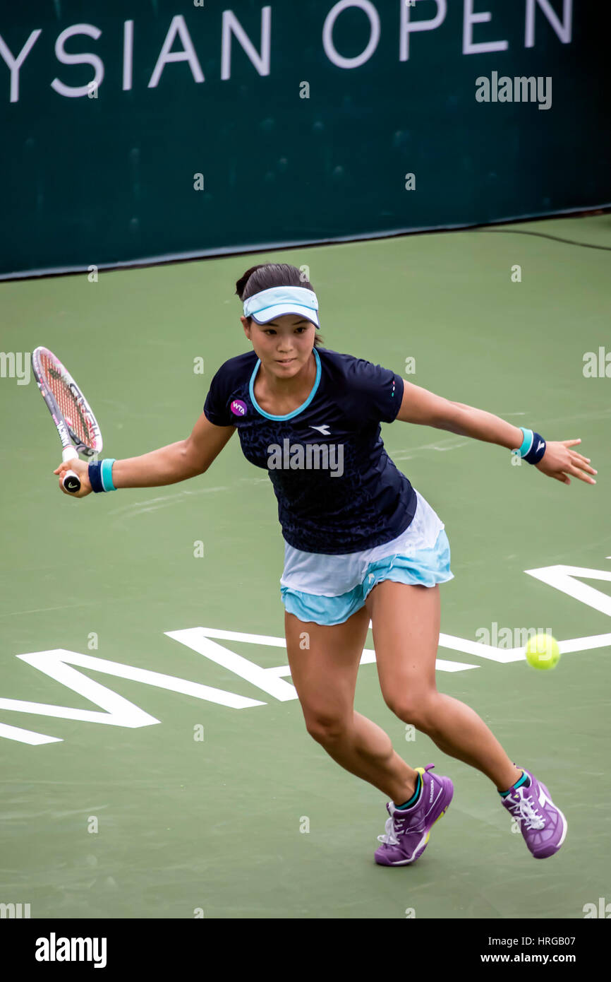 Kuala Lumpur, Malaysia. 1 March, 2017. Tennis player Risa Ozaki (JPN
