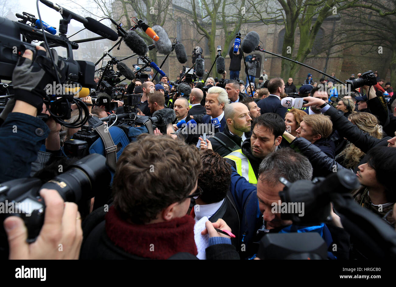 The Dutch rightwing populist and leader of the Partij voor de Vrijheid (Party for Freedom, PVV The Dutch rightwing populist and leader of the Partij voor de Vrijheid (Party for Freedom, PVV