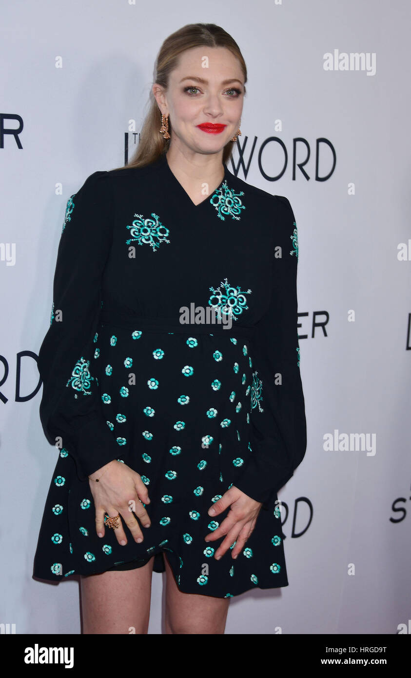 Los Angeles, USA. 01st Mar, 2017. a Amanda Seyfried 004 at the Last