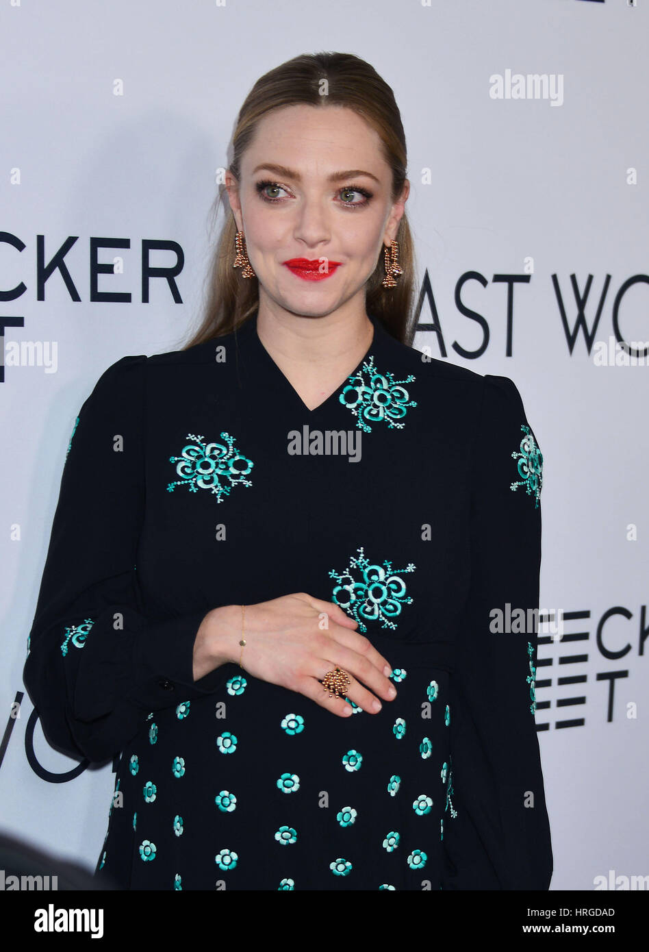 Los Angeles, USA. 01st Mar, 2017. Amanda Seyfried 010 at the Last Word