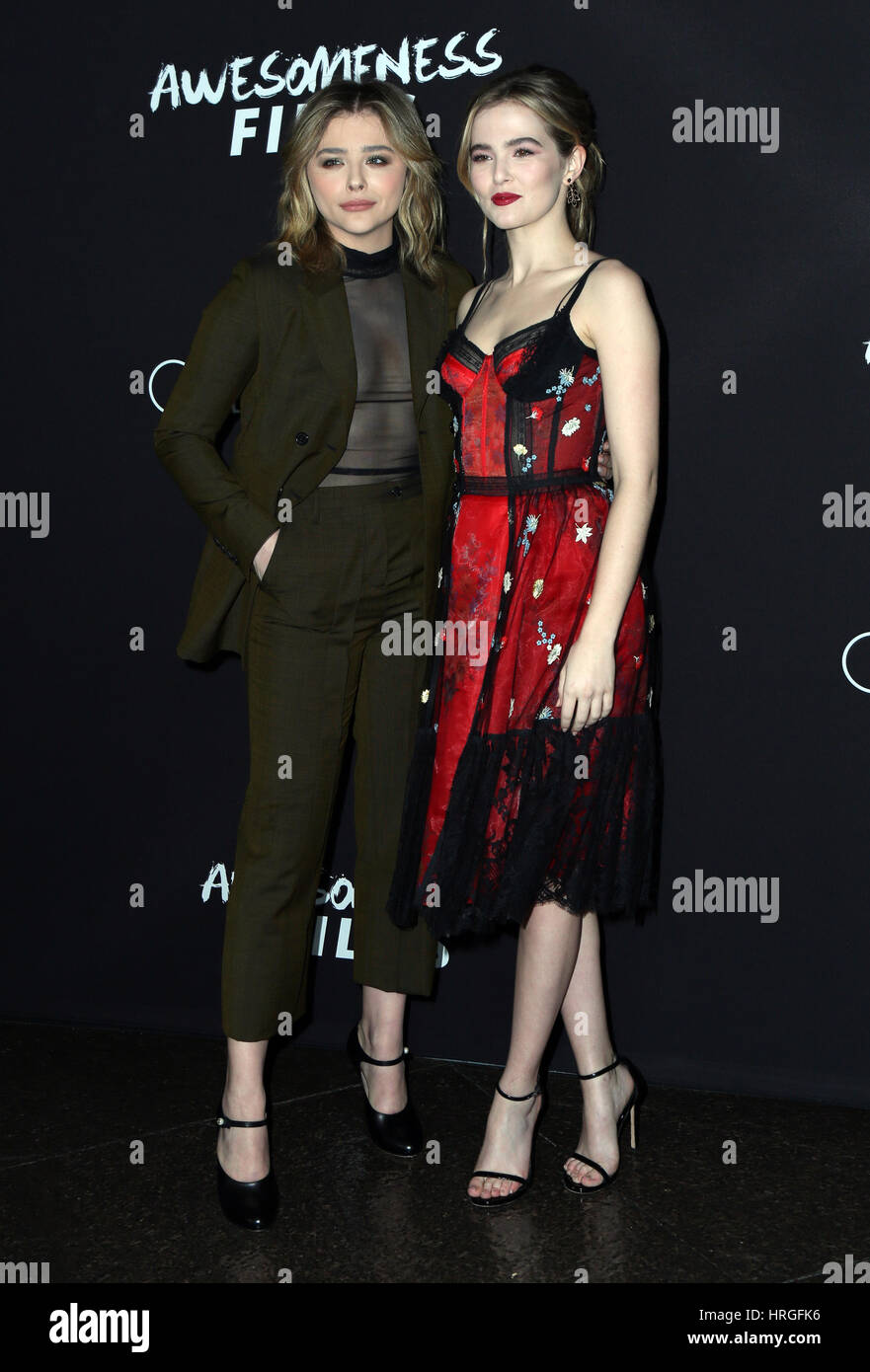 Los Angeles, Ca, USA. 01st Mar, 2017. Chloe Grace Moretz, Zoey Deutch