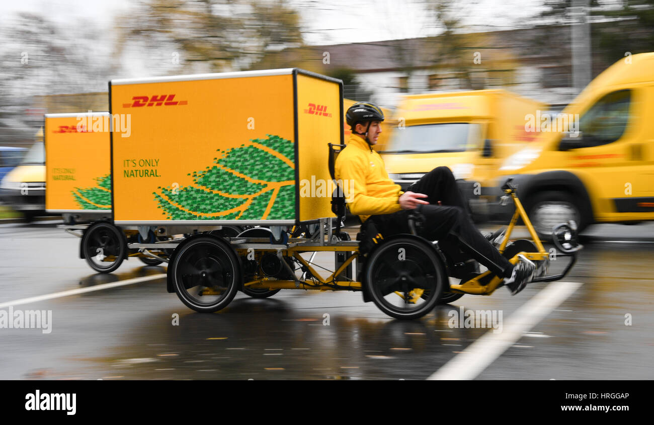 dhl bike courier