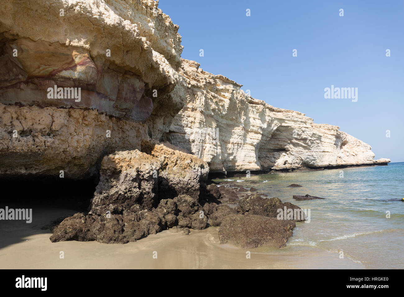 Al Husn beach at the ShangriLa hotel, Barr Al Jissah Resort & Spa