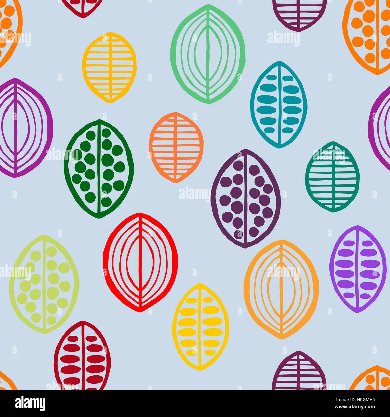 Primitive leaves, seamless floral pattern. Tribal ethnic background,  simplistic geometry, purple and magenta. Textile design Stock Vector Image  & Art - Alamy