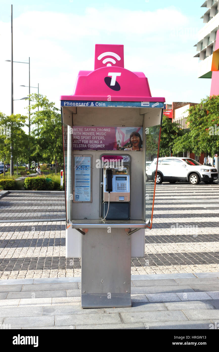 Australian public phone hires stock photography and images Alamy
