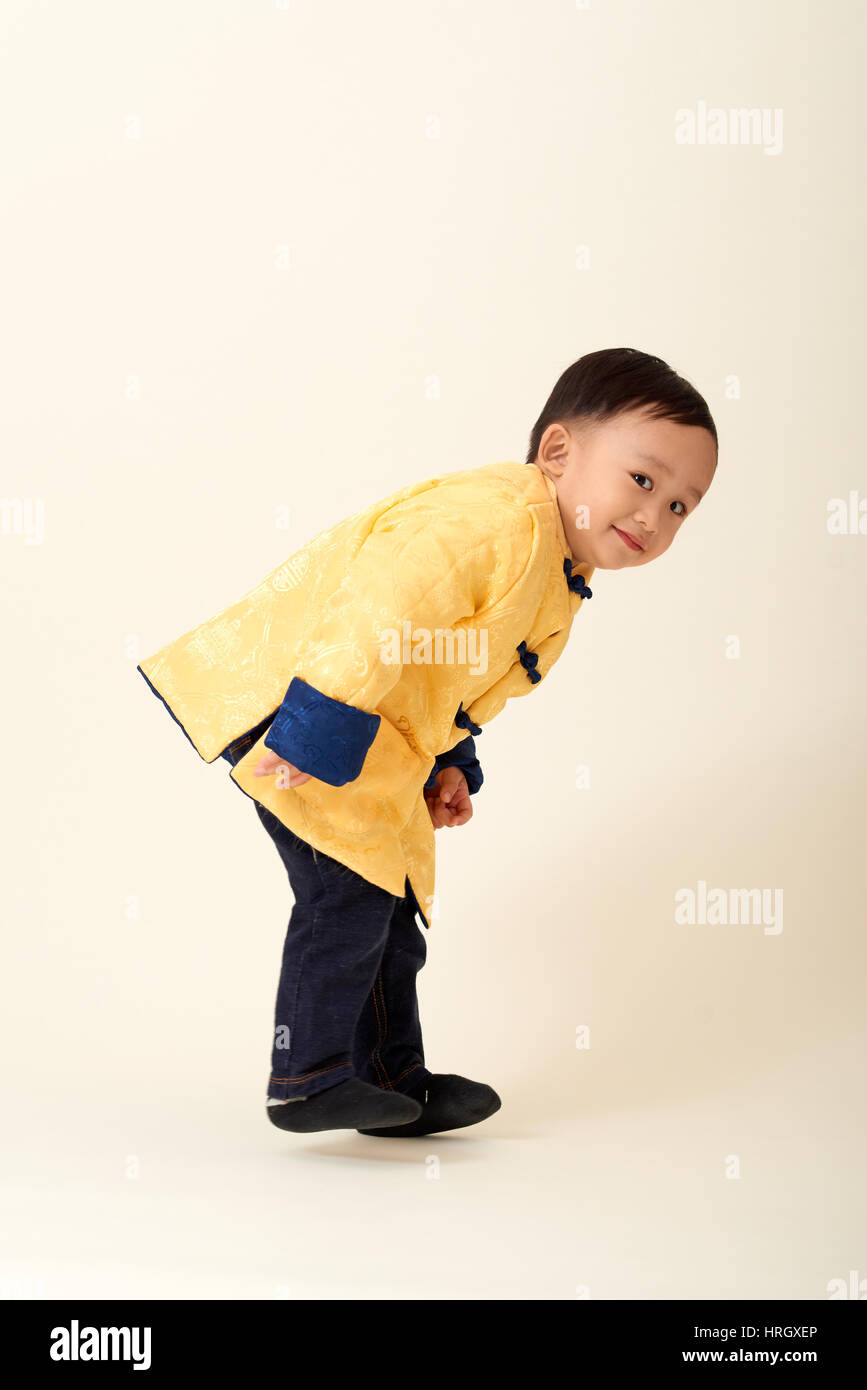 chinese new year outfit boy