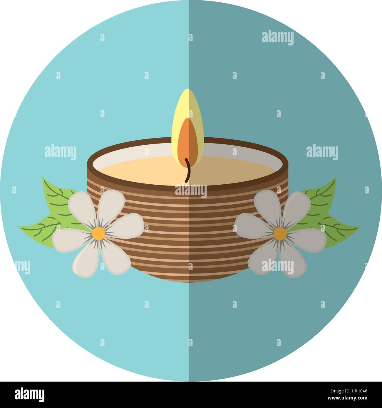 candle spa aroma therapy Stock Vector Image & Art Alamy