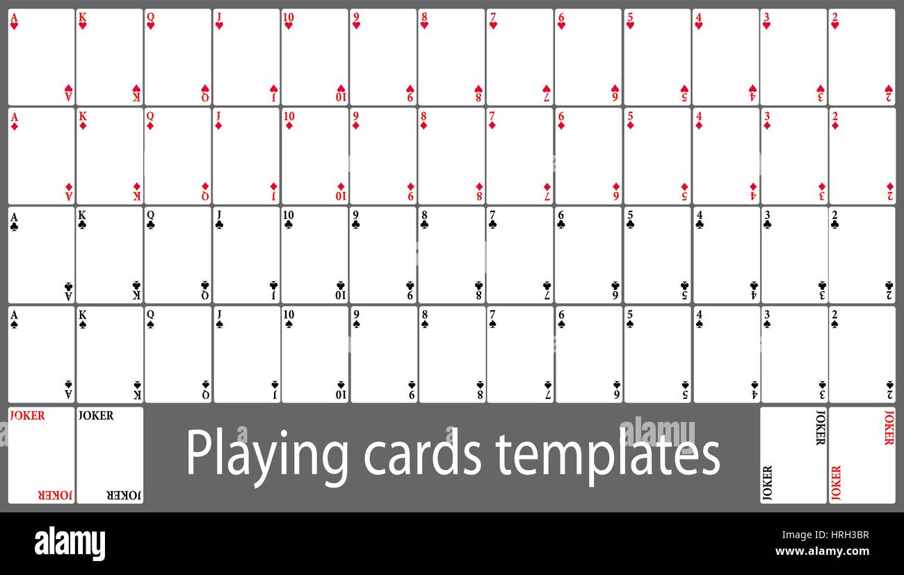 Playing Card Templates - FREE DOWNLOAD