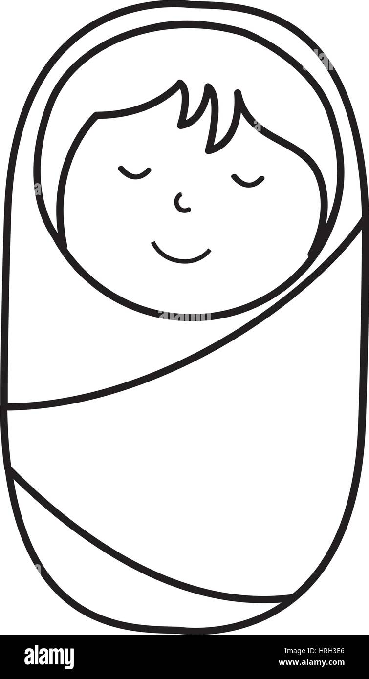 jesus baby manger character Stock Vector Image &amp; Art - Alamy