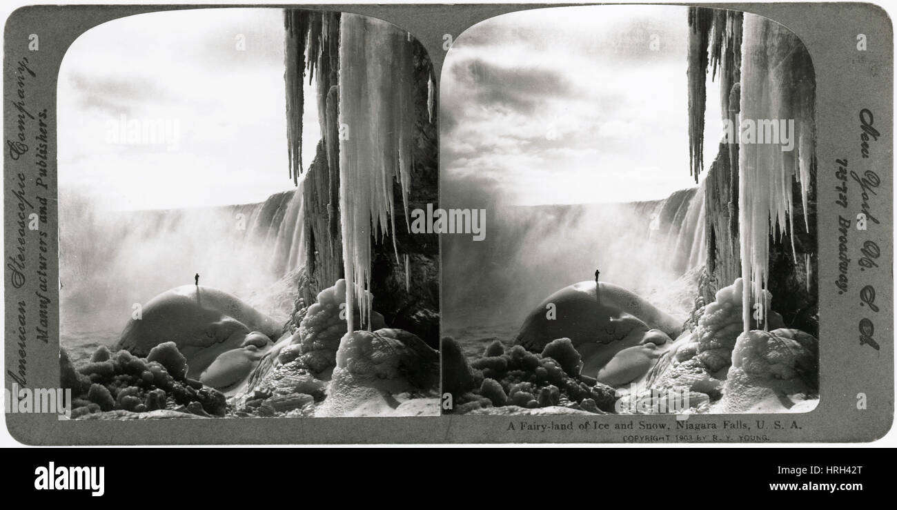 Vintage niagara falls hi-res stock photography and images