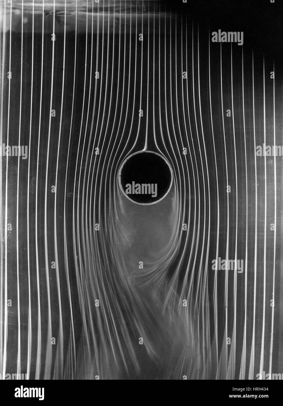 Air Flow Patterns Around Object Stock Photo Alamy