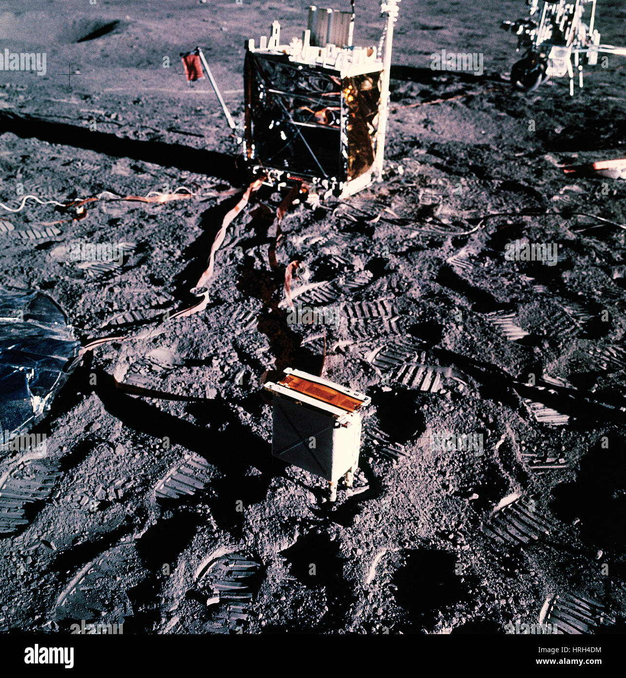 Apollo Moon Experiments Apollo 14 lunar experiments Stock Photo - Alamy