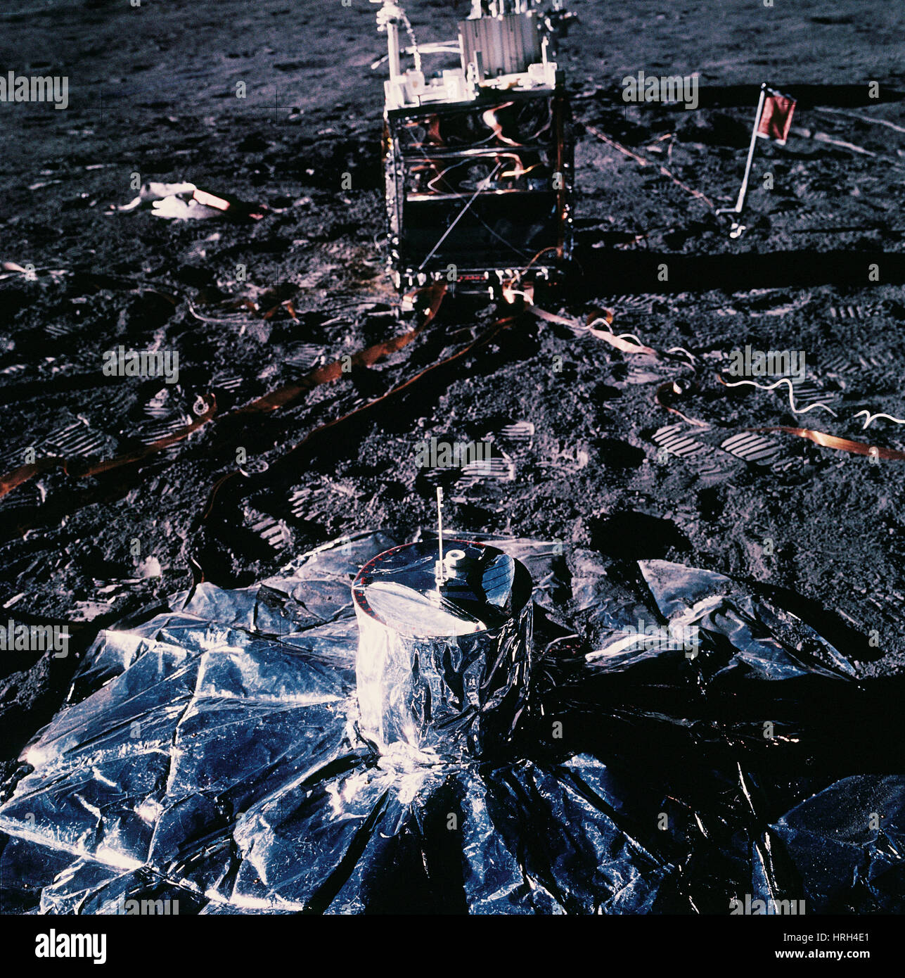 Apollo Moon Experiments Apollo 14 lunar experiments Stock Photo - Alamy