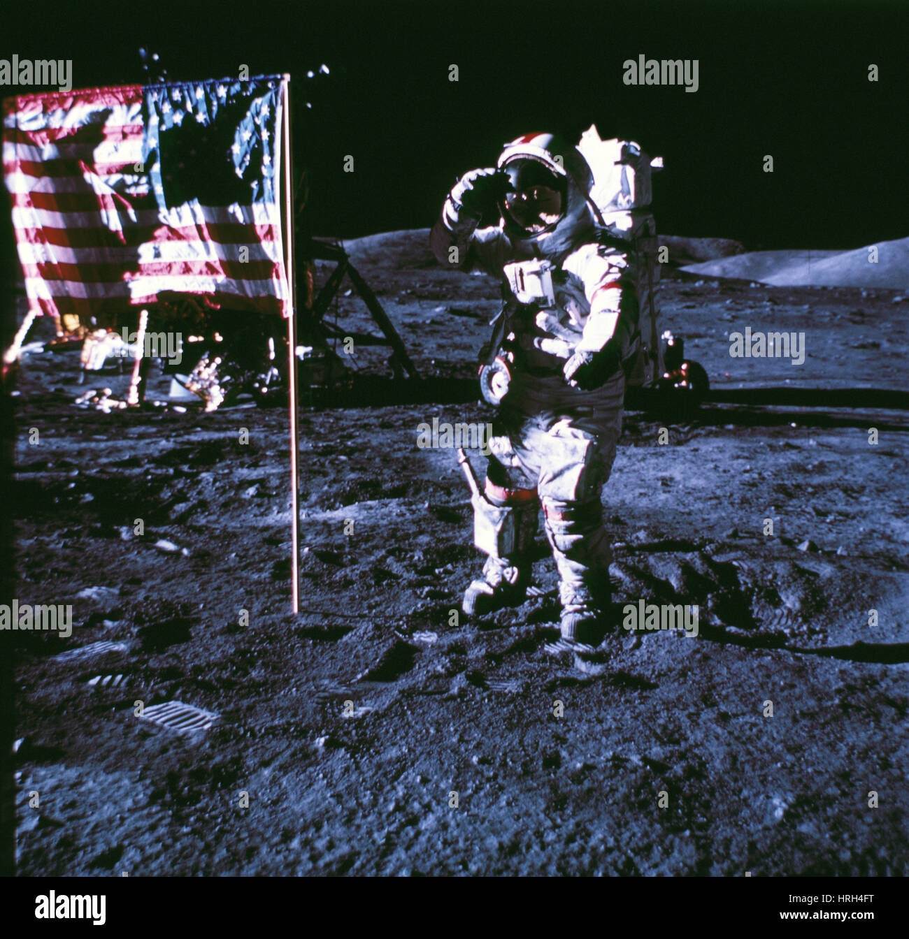 Apollo mission 17 Stock Photo